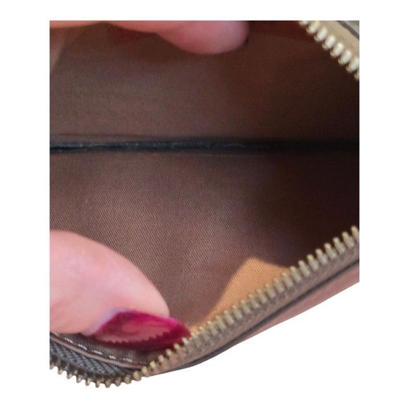 HOBO Metallic Bronze Wallet with ID Window - Picture 10 of 10